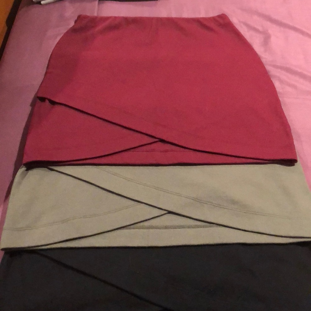 cotton/spandex mini skirts. 3 available
